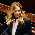 Giorgia Meloni in Senato