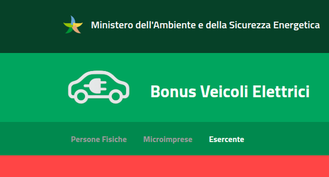 Bonus Veicoli Elettrici