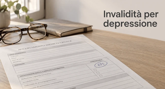 Invalidità per depressione