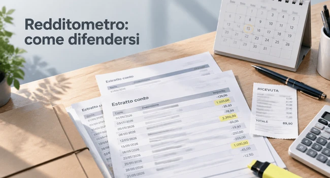 Redditometro, le prove per difendersi