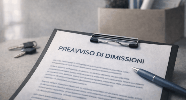 preavviso dimissioni
