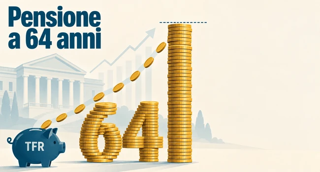 Riforma pensioni: analisi uscita a 64 anni