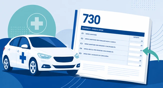 detrazione auto medica nel 730