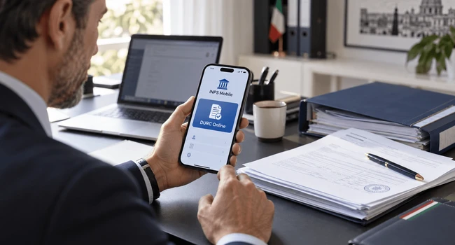 DURC su INPS Mobile