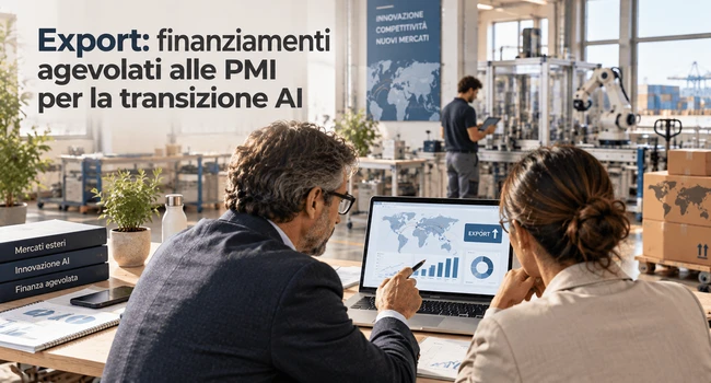 Finanziamenti AI per PMI Export
