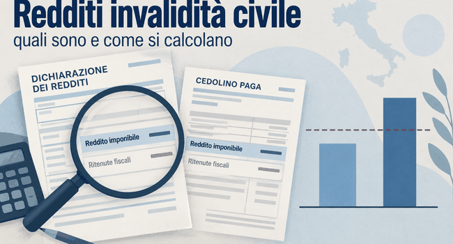 Redditi invalidita civile