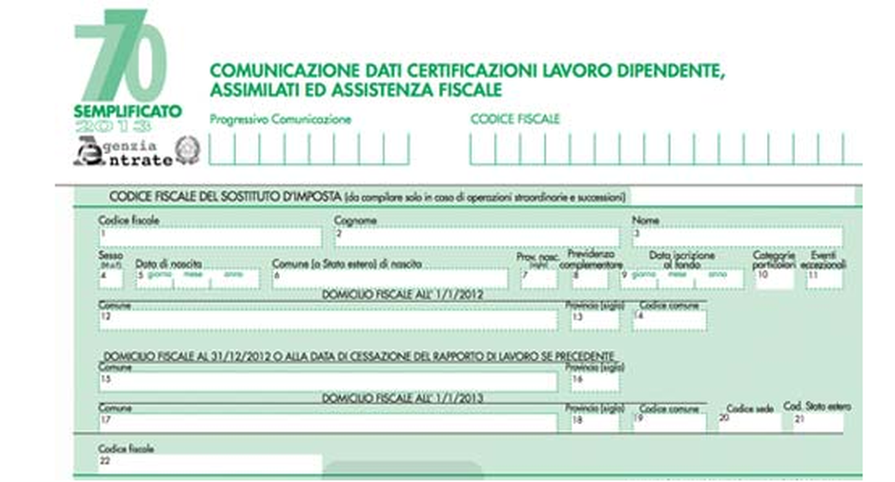 Modello 770 Semplificato: come va compilato - PMI.it