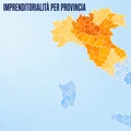 Mappa imprenditoria per Provincia
