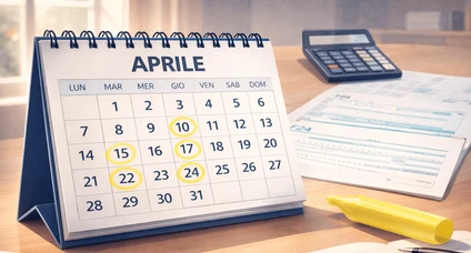 Scadenze fiscali di aprile 2026