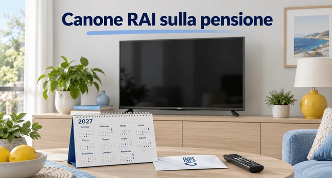 Canone RAI sulla pensione